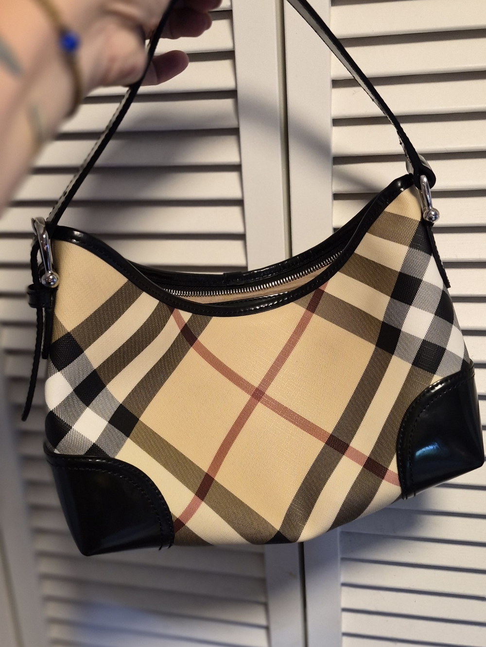 BURBERRY Prorsum Super Nova Check Top Handle BagCondition: Very Good